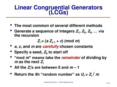 random number generator 1 4|Linear congruential generator .